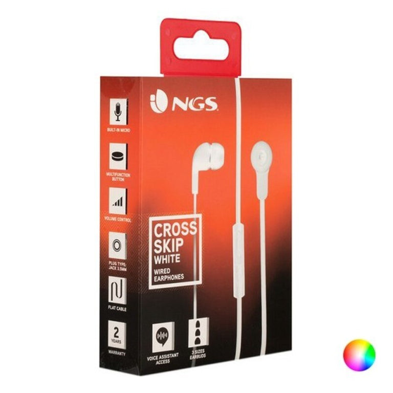 Auriculares de Botón NGS Cross Kip (1,2 m)