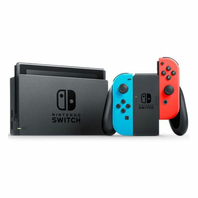 Nintendo Switch Nintendo Switch V2 2019 6,2 Zoll 32 GB Rot Blau