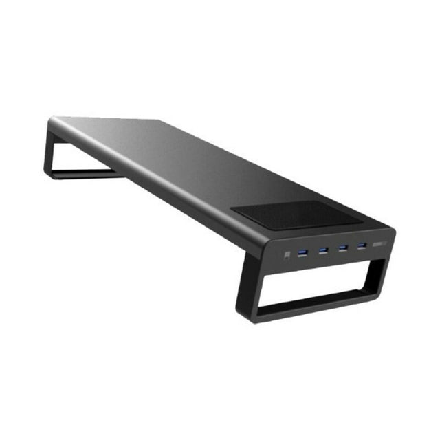 Tischhalterung für Bildschirm iggual IGG316900 USB 3.0 Schwarz