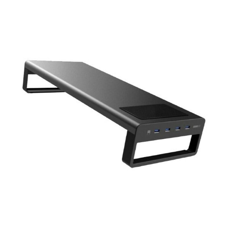 Tischhalterung für Bildschirm iggual IGG316900 USB 3.0 Schwarz