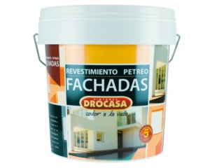 Revestimiento al agua. Protección y decoración de fachadas, impermeable y transpirable. 15 Litros