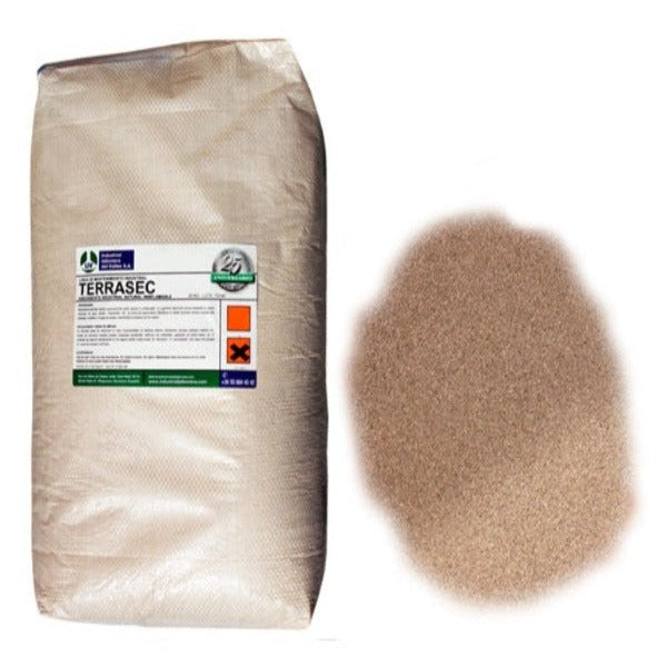 Sepiolita absorbente industrial natural ininflamable. Sacos de 20 Kgs.